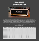 NADA JCM 800 KEMPER PROFILE PACK